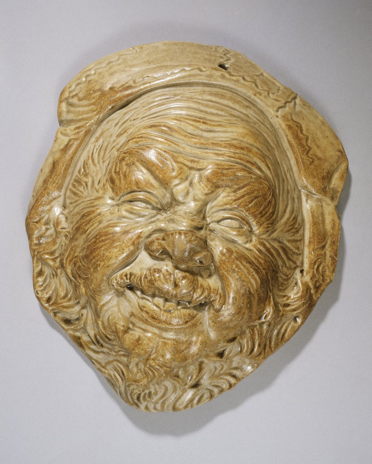 Masque de rire arrondi