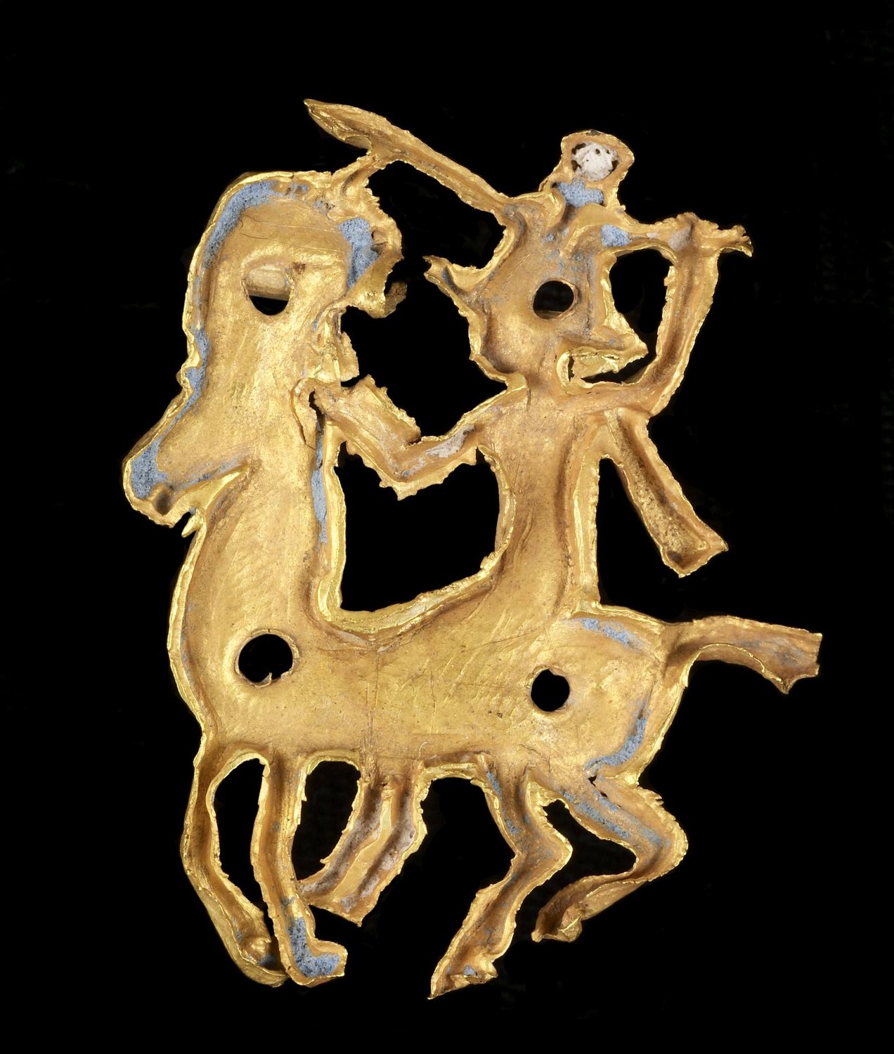 Pendant Frame of Goddess on Horseback